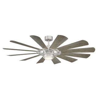 Buy steel-weathered-wood-finish-with-weathered-wood-blades 12-Blades Wynd Mill Modern Forms Fans by Modern Forms Fans