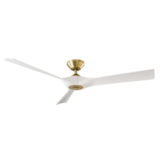 Buy soft-brass-matte-white-finish-with-matte-white-blades 3-Blades Torque Modern Forms Fans by Modern Forms Fans