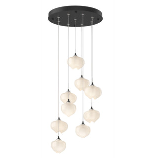 Buy black-with-frosted-glass-fd-glass-and-frosted-shade Ume Pendant by Hubbardton Forge