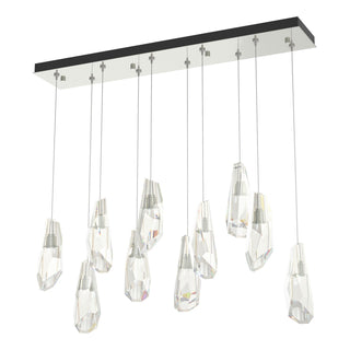 Buy sterling-and-clear-shade Luma Pendant by Hubbardton Forge