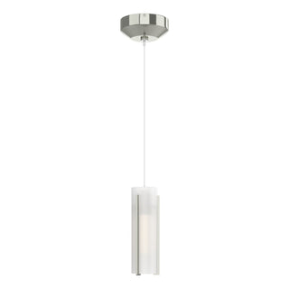 Buy sterling-with-opal-glass-gg-glass-and-opal-shade Exos Glass Mini Pendant by Hubbardton Forge