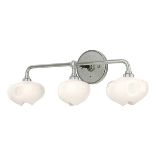 Buy sterling-with-frosted-glass-fd-glass-and-frosted-shade Ume Vanity by Hubbardton Forge