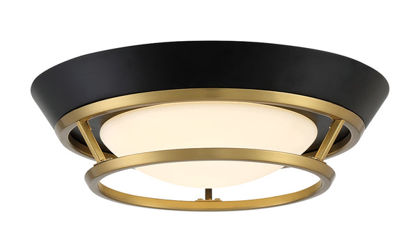 Beam Me Up! Outdoor (Damp) Flush Mount Ceiling Light by George Kovacs