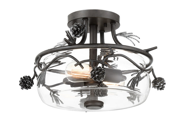 Ponderosa Ridge Outdoor (Wet) Flush Mount Ceiling Light by Minka-Lavery
