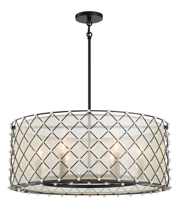 Sheer Elegance Outdoor (Damp) Pendant by Minka-Lavery