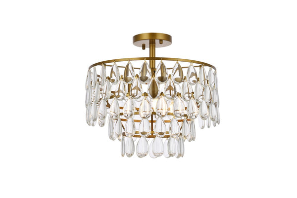 Mila Flush Mount Ceiling Light by Elegant Lighting