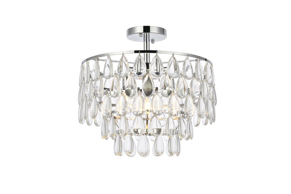 Mila Flush Mount Ceiling Light by Elegant Lighting