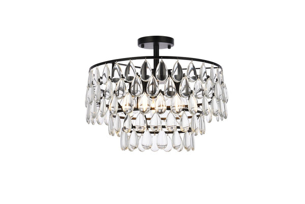 Mila Flush Mount Ceiling Light by Elegant Lighting