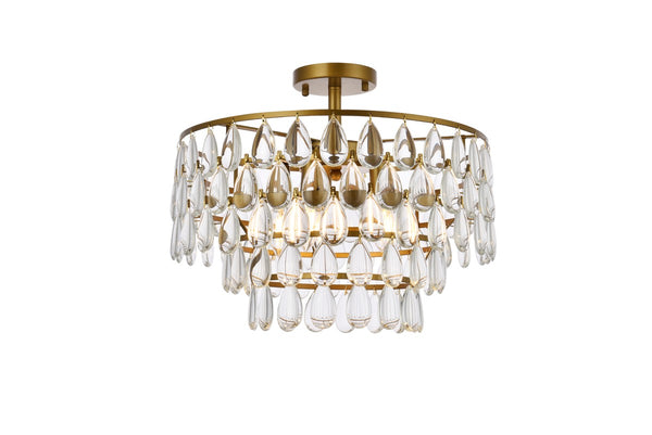 Mila Flush Mount Ceiling Light by Elegant Lighting