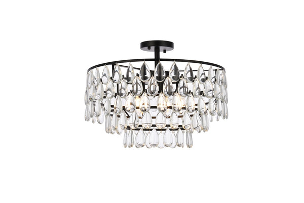 Mila Flush Mount Ceiling Light by Elegant Lighting
