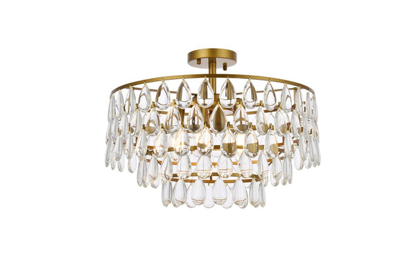 Mila Flush Mount Ceiling Light by Elegant Lighting