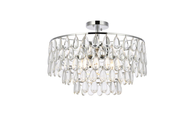 Mila Flush Mount Ceiling Light by Elegant Lighting