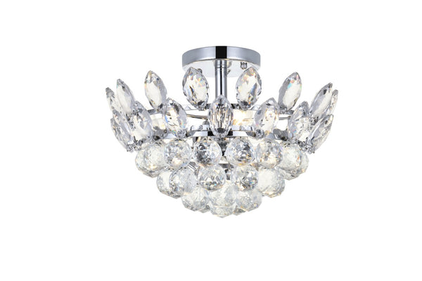 Emilia Flush Mount Ceiling Light by Elegant Lighting
