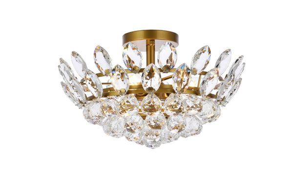 Emilia Flush Mount Ceiling Light by Elegant Lighting