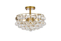 Savannah Flush Mount Ceiling Light by Elegant Lighting