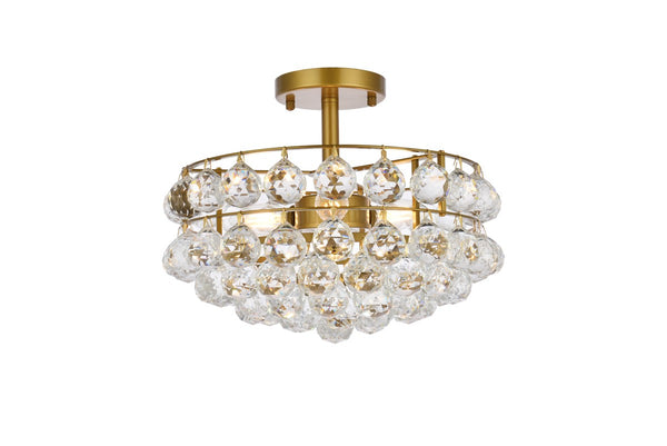 Savannah Flush Mount Ceiling Light by Elegant Lighting