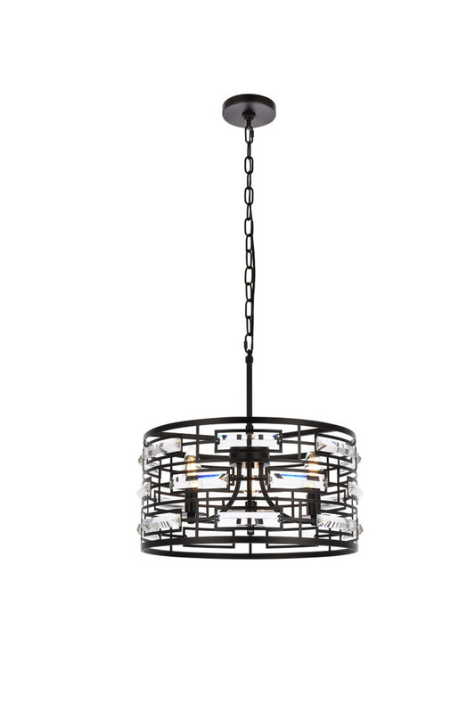 Elegant Lighting-1108D16BK|MAIN