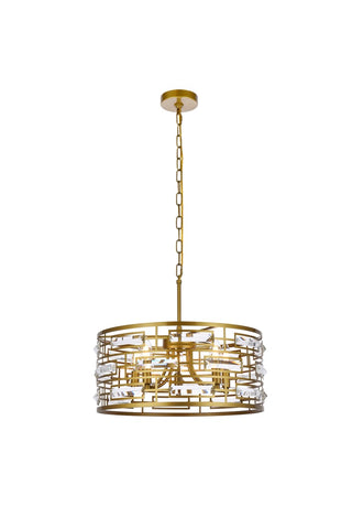 Buy brass Kennedy Pendant by Elegant Lighting