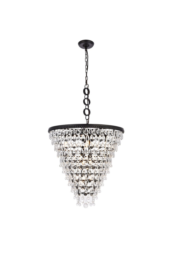 Elegant Lighting-1219D24BK/RC|MAIN