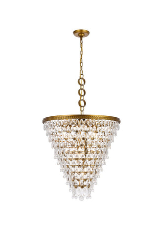 Buy brass Nordic Outdoor (Damp) Chandelier by Elegant Lighting