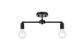 Zane Outdoor (Damp) Flush Mount Light by Elegant Lighting