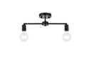 Zane Outdoor (Damp) Flush Mount Light by Elegant Lighting