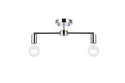 Zane Outdoor (Damp) Flush Mount Light by Elegant Lighting