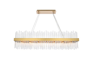 Buy satin-gold Dallas Chandelier by Elegant Lighting