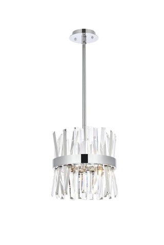 Buy chrome-and-clear-shade Serephina Pendant by Elegant Lighting