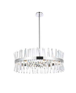 Buy chrome-and-clear-shade Serephina Chandelier by Elegant Lighting