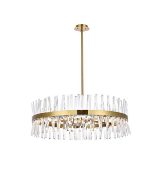 Buy satin-gold Serephina Chandelier by Elegant Lighting