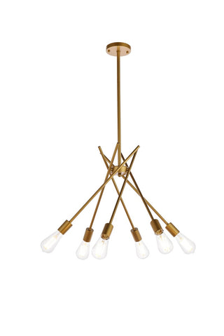 Buy brass Lucca Pendant by Elegant Lighting