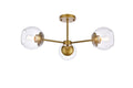 Briggs Flush Mount Ceiling Light by Elegant Lighting
