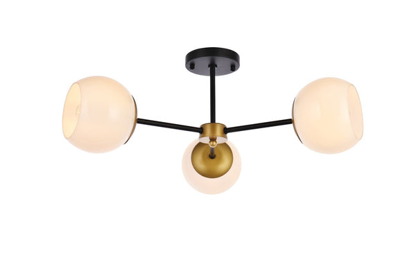 Briggs Flush Mount Ceiling Light by Elegant Lighting