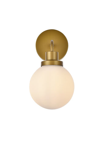 Buy brass-with-opal-white-glass-and-opal-shade Hanson Vanity by Elegant Lighting