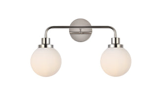 Buy polished-nickel-with-opal-white-glass-and-frosted-shade Hanson Vanity by Elegant Lighting
