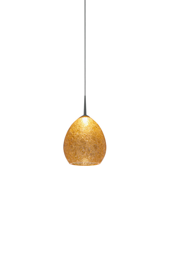 LED Pendant in Bronze by Bruck Lighting from the Vibe collection