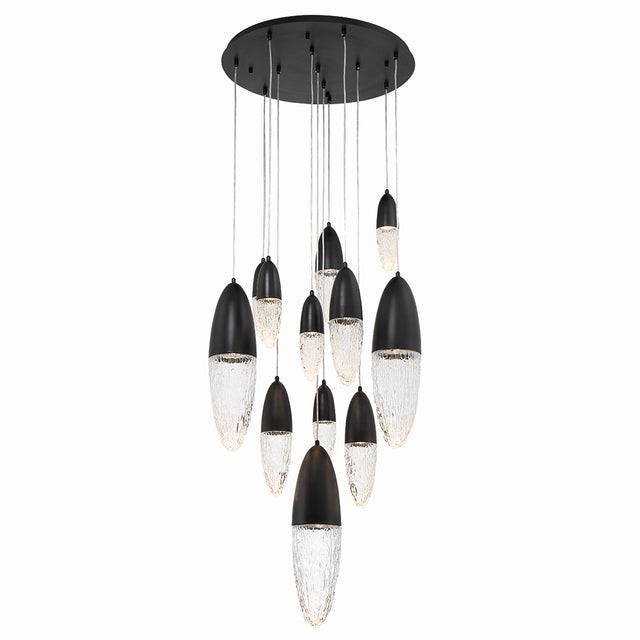 Ecrou Chandelier by Eurofase