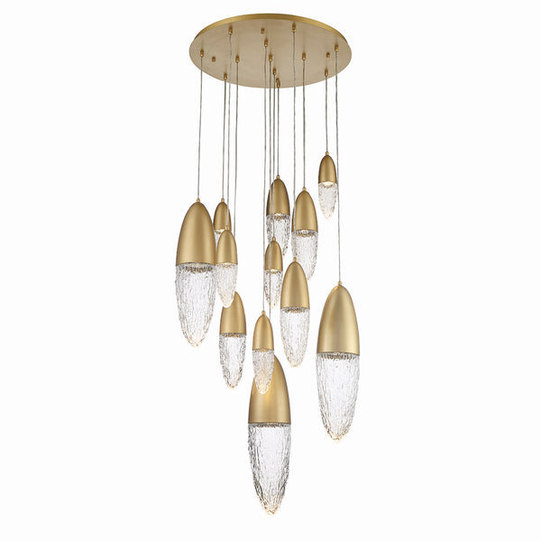 Ecrou Chandelier by Eurofase