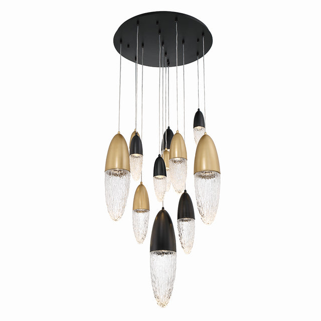 Ecrou Chandelier by Eurofase