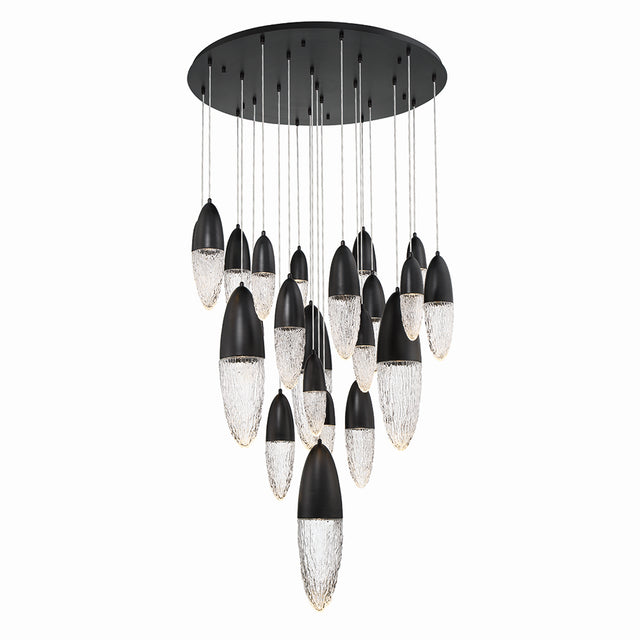 Ecrou Chandelier by Eurofase