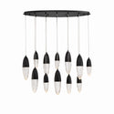 Ecrou Chandelier by Eurofase
