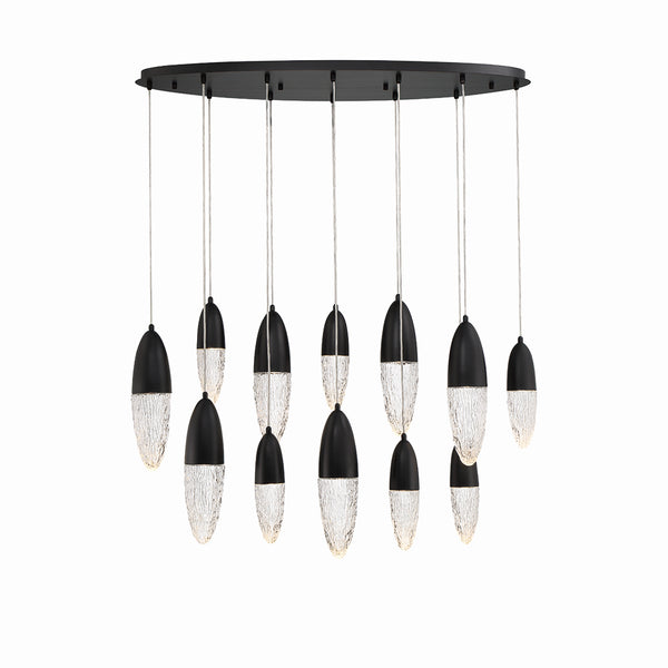 Ecrou Chandelier by Eurofase
