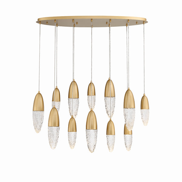 Ecrou Chandelier by Eurofase
