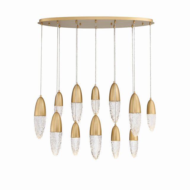 Ecrou Chandelier by Eurofase