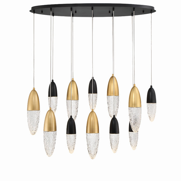 Ecrou Chandelier by Eurofase