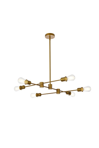Buy brass Xavier Outdoor (Damp) Pendant by Elegant Lighting