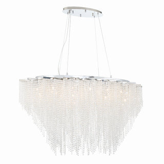 Buy chrome-and-clear-shade Cohen Chandelier by Eurofase