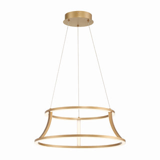 Buy gold-with-cylinder-white-glass-glass-and-white-shade Cadoux Chandelier by Eurofase