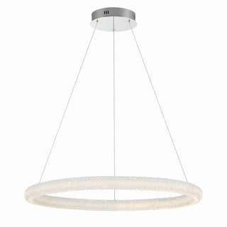 Buy chrome-and-clear-shade Sassi Chandelier by Eurofase